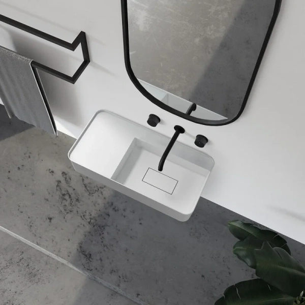 Раковина Abber Stein 120 см искусственный камень, 120 см - фото 6