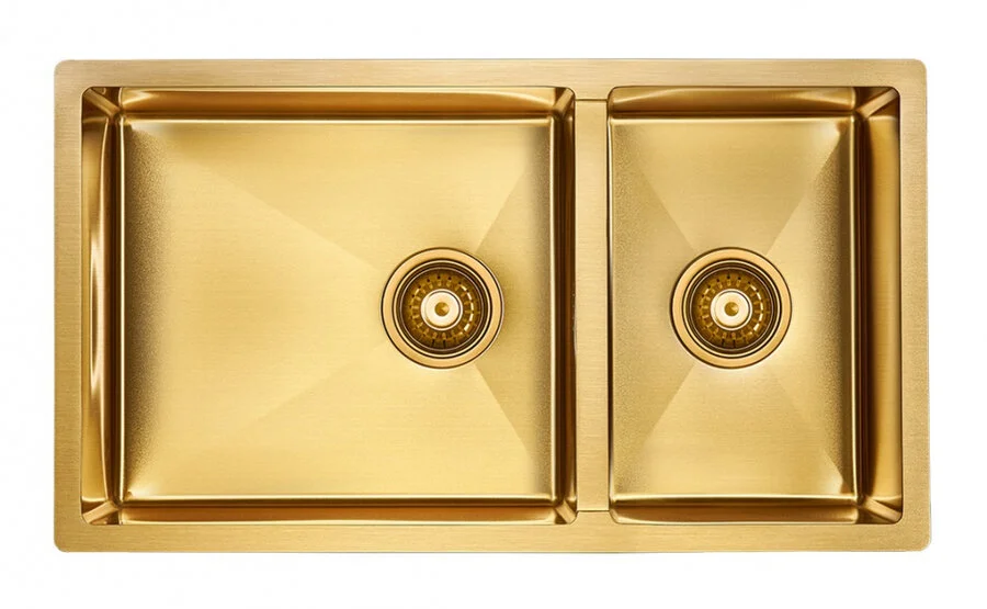 Мойка для кухни Paulmark Axel PM227844 78 см с дополнительной чашей