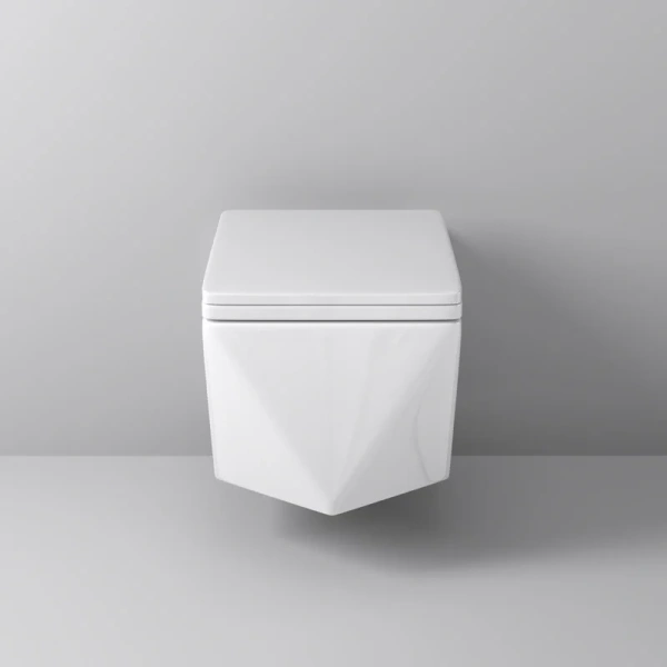 Унитаз подвесной Grossman Cristal безободковый, белые - фото 6