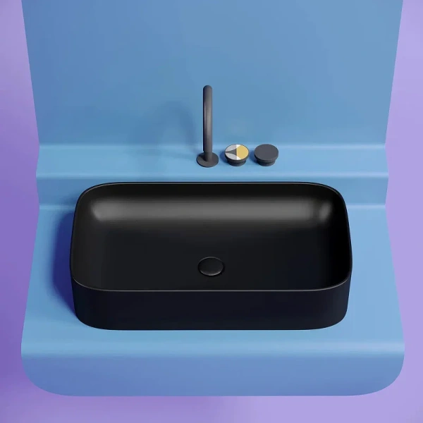 Раковина Ceramica Nova Element 70 см черная - фото 3