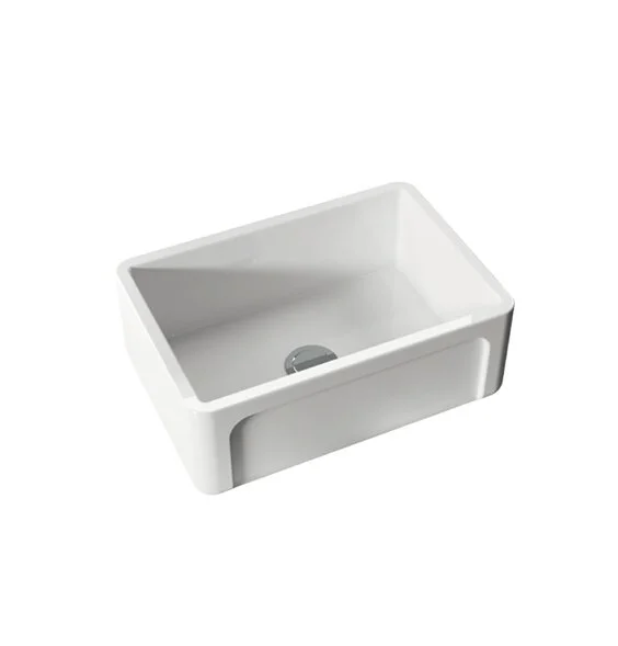 Мойка для кухни Kerasan Hannah 70 см белая - фото 1