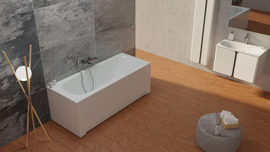 Ванна акриловая Ravak Septima 160x70 см белая, современныe, hi-tech - фото 3