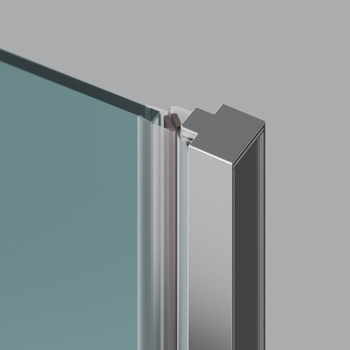 Душевая дверь в нишу Ravak X0VVDC 110 см стекло прозрачное, черные, хром - фото 4