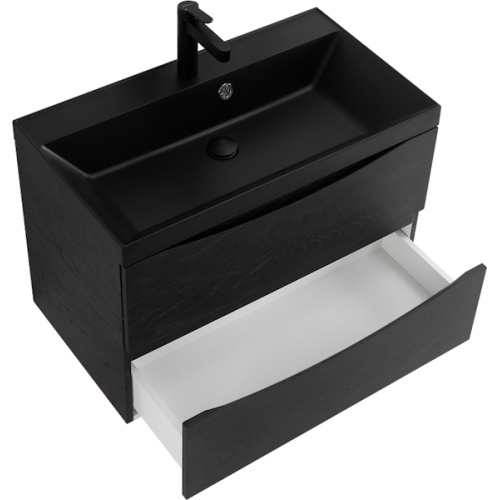 Тумба под раковину подвесная BelBagno Marino 80 см Rovere Cioccolato Amaro, 80 см - фото 6