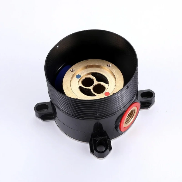 Смеситель для раковины Abber Wasser Kreis розовое золото, округлая форма - фото 5