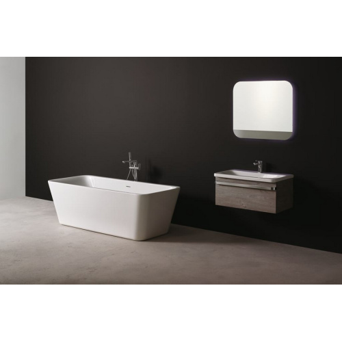 Тумба под раковину подвесная Ideal Standard Tonic II 80 см светло-серое дерево, нет в наличии - фото 2