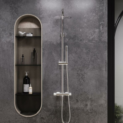 Душевая стойка Damixa Scandinavian Pure 936800 с термостатом - фото 3