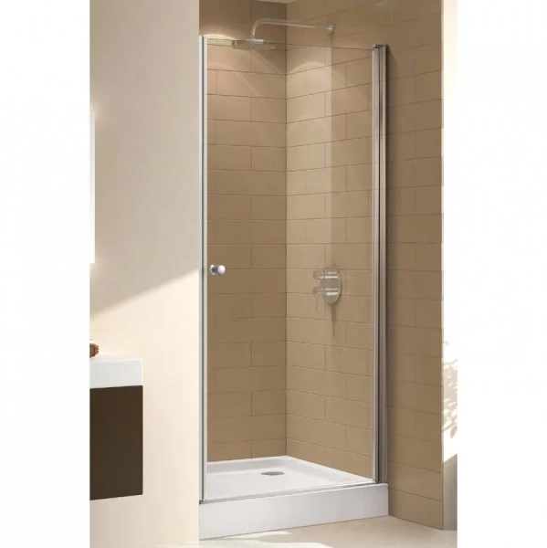 Душевая дверь в нишу Cezares Eco 75 см прозрачное стекло - фото 1