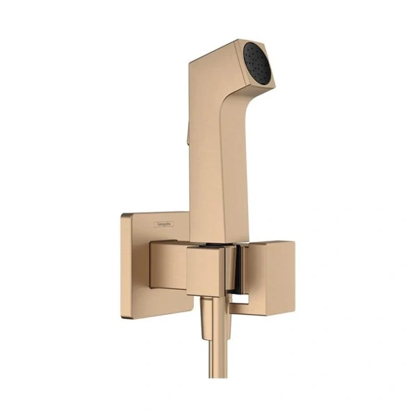 Гигиенический душ со смесителем Hansgrohe Bidette 29233 латунь - фото 4