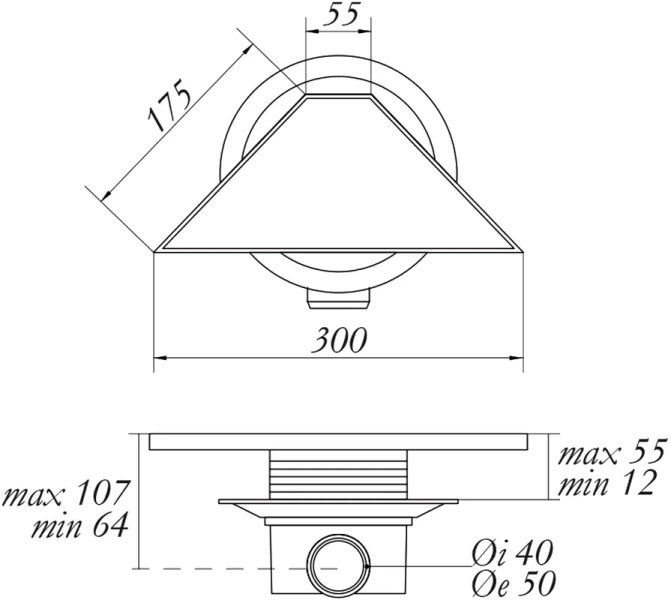 Душевой трап Migliore 30 см золото - фото 3