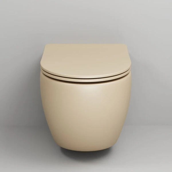 Унитаз подвесной Grossman Color бежевый матовый, цветные - фото 6