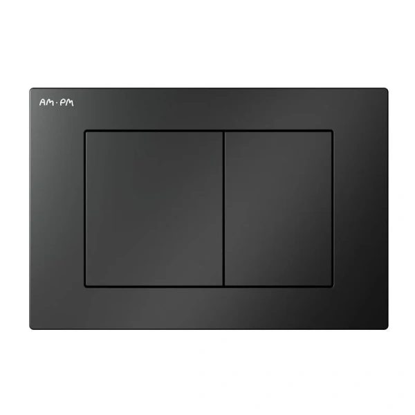 Клавиша смыва Am.Pm PrimeFit S черная матовая - фото 1