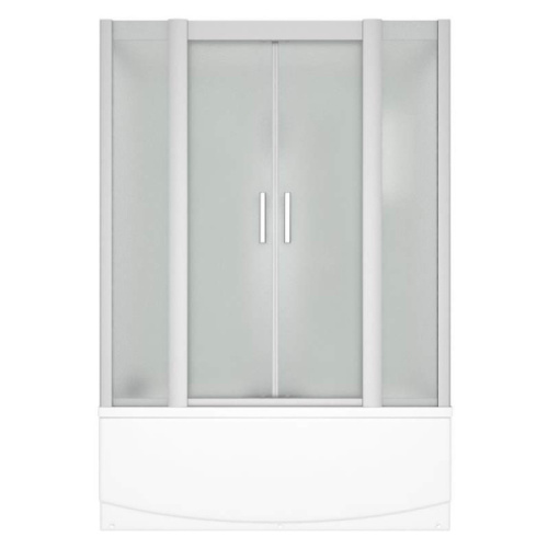 Душевой бокс, задние стенки белые, стекло матовое, Erlit ER 4515TP-C3 - фото 2