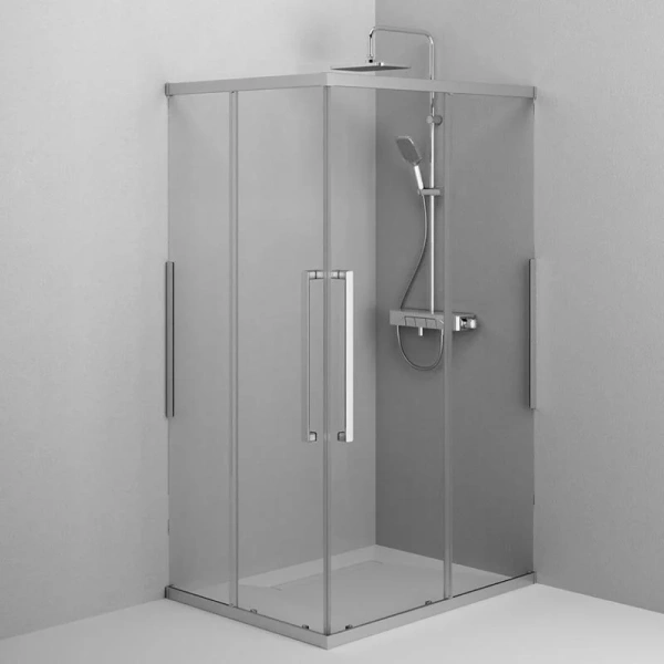 Душевой уголок Am.Pm Func W84G-403-12090 120x90 см профиль алюминий, хром, черные - фото 4