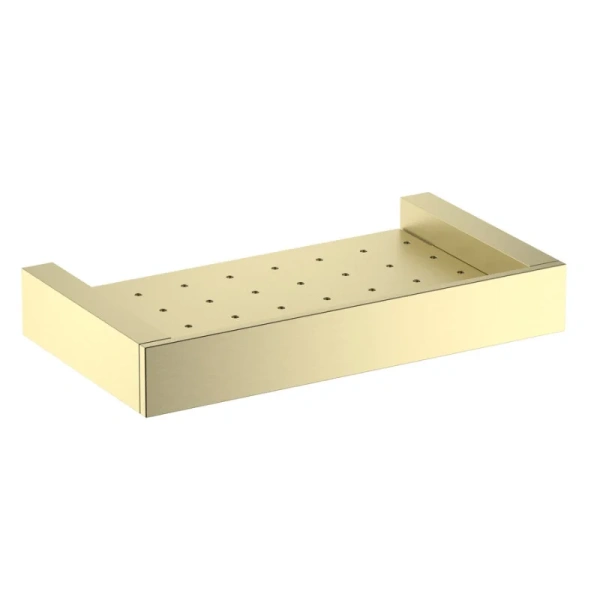 Полочка для ванной Timo Petruma золото матовое - фото 1
