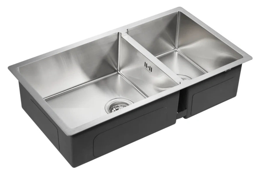 Мойка для кухни Paulmark Axel PM227844 78 см с дополнительной чашей - фото 3