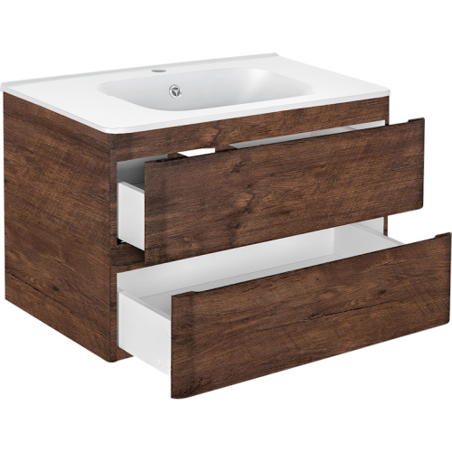 Тумба с раковиной подвесная Vincea Vico VMC-2V800 79,4 см с выдвижными ящиками, 80 см - фото 6