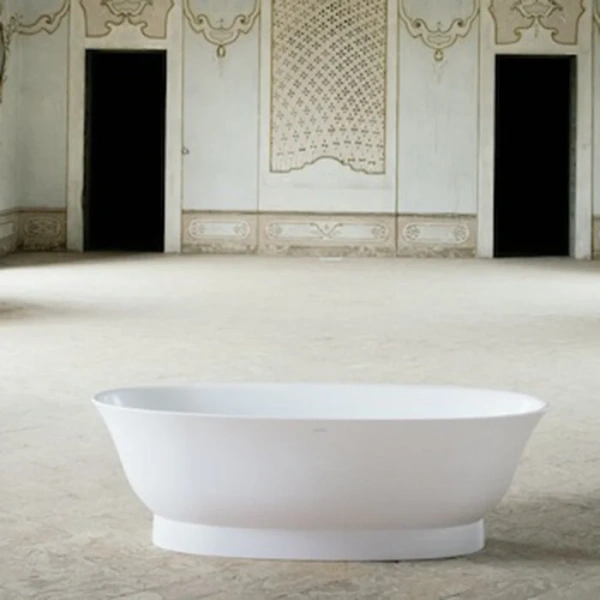 Ванна из искусственного камня Laufen The New Classic 190x90 см белая - фото 4