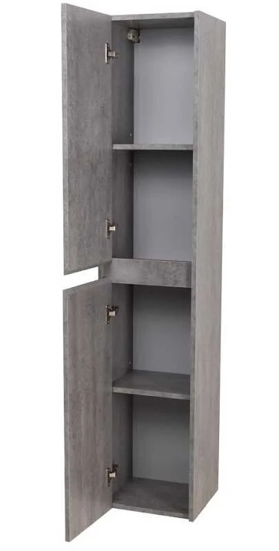 Шкаф-пенал подвесной BelBagno Kraft 33 см cemento grigio левосторонний, современные, hi-tech - фото 5