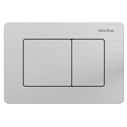 Клавиша смыва Allen Brau Infinity сталь браш - фото 1