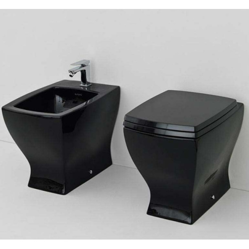 Унитаз напольный ArtCeram Jazz чёрный - фото 2