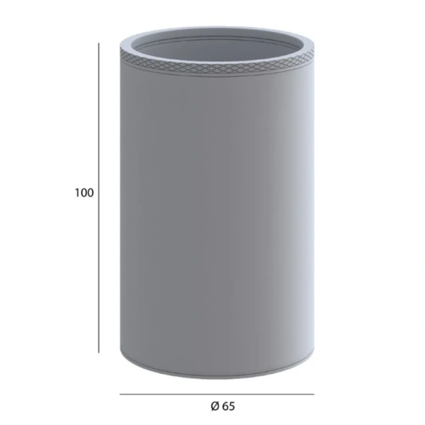 Стакан для ванной Boheme Uno золото - фото 3