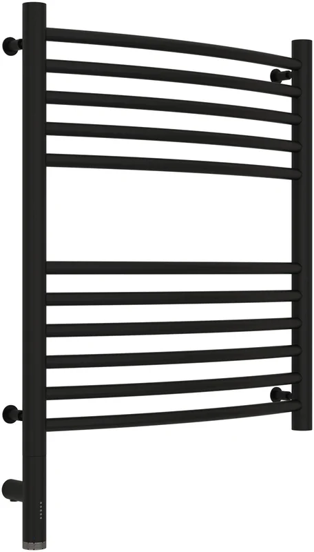 Полотенцесушитель электрический Сунержа Богема 3.0 50х60 см левый, черный матовый, черный - фото 3