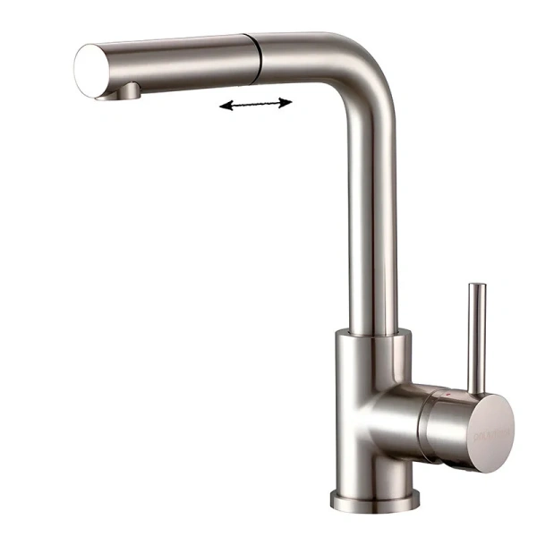 Смеситель для кухни Paulmark Kassel никель - фото 1