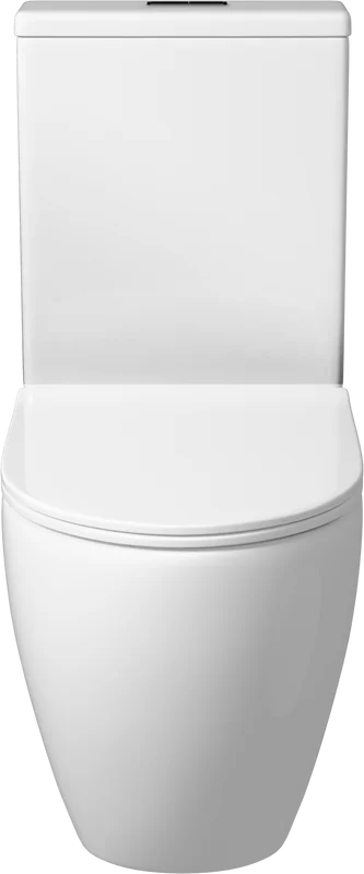 Унитаз компакт Grossman безободковый, с горизонтальным, прямым выпуском, с прямым выпуском - фото 7