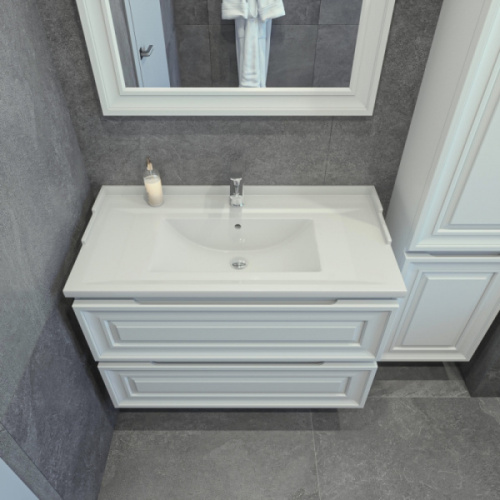 Тумба под раковину подвесная Caprigo Ponza-A 90 см Bianco - фото 3