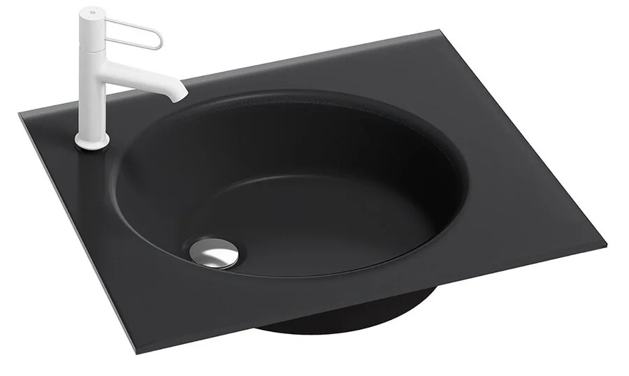 Раковина Jacob Delafon Odeon Rive Gauche EB2560-DE 61 см стеклянная - фото 3