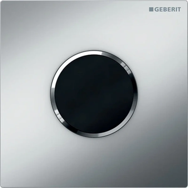 Клавиша смыва Geberit Sigma 10 матовый хром/кольцо глянцевый хром - фото 1