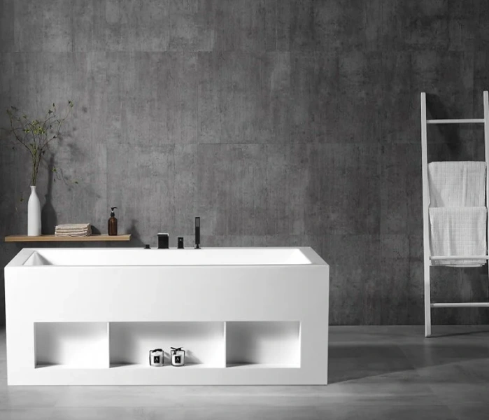 Акриловая ванна Abber 170х80 см прямоугольная, современныe, hi-tech - фото 3