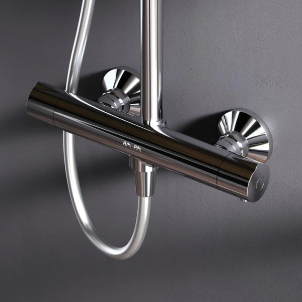 Душевая стойка Am.Pm Gem с термостатом, с термостатом - фото 6