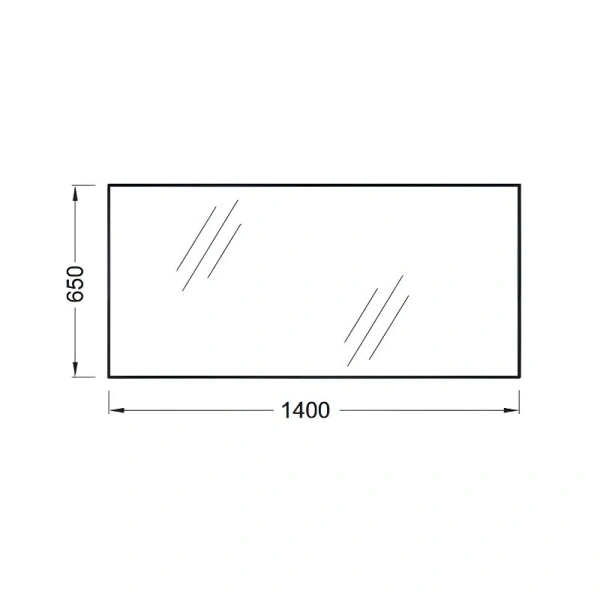 Зеркало Jacob Delafon Odeon Up 140 см прямоугольное, в наличии - фото 2