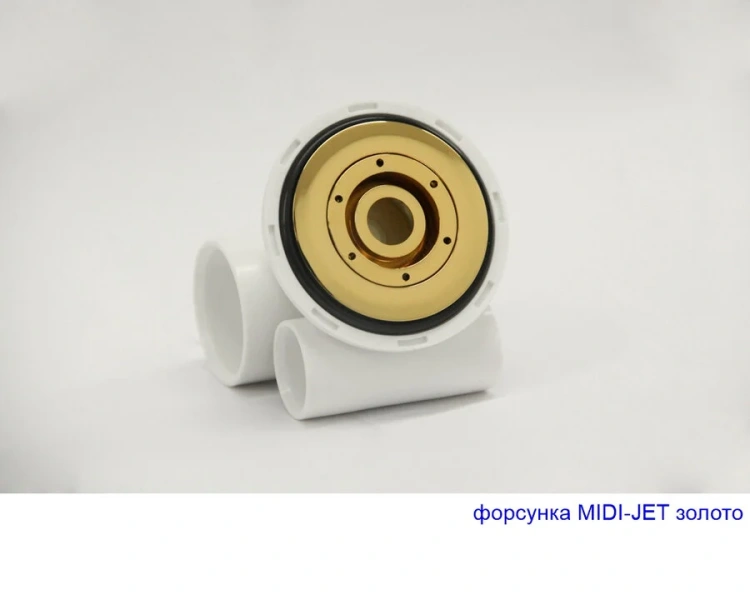 Ванна гидромассажная Whitecross Layla Ultra, 180 х 80 см, увеличенная толщина акрила, усиленная армировка, белый/золото, 0102.180080.100.ULTRA.GL - фото 4