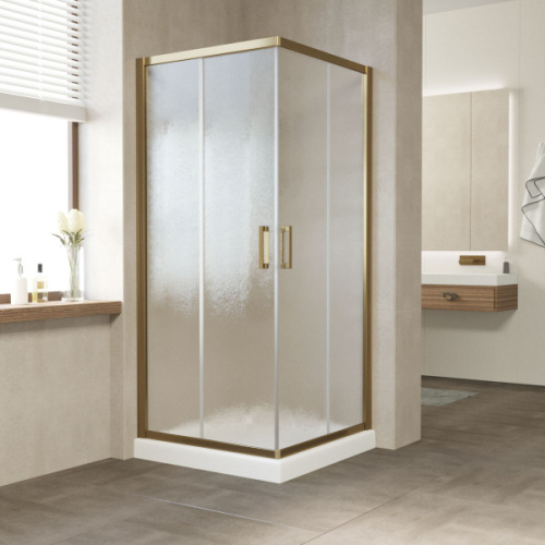 Душевой уголок стекло шиншилла Vegas-glass ZA 100 02, хром, бронза, золото, белые, черные, другие - фото 4