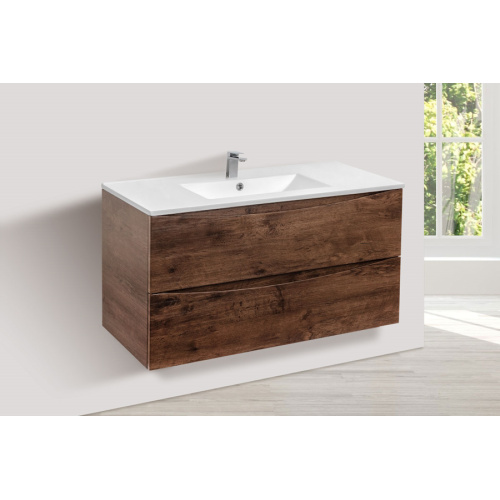 Тумба под раковину подвесная Vincea Mia 100,6 см R.Wood, современная, hi-tech - фото 3