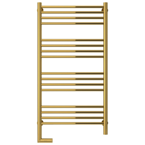 Полотенцесушитель электрический левый, цвет золото перемычка прямая Сунержа Богема 2.0 1000х500, по запросу - фото 2