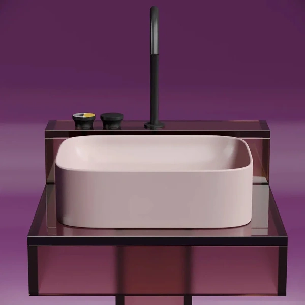 Раковина Ceramica Nova Element 50 см розовая, одинарные - фото 8