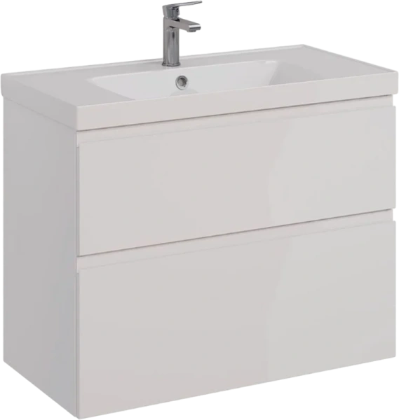 Тумба с раковиной Lemark Veon LM01V90T 90 см 2 выдвижных ящика