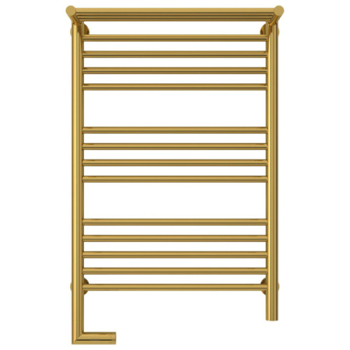 Полотенцесушитель электрический левый, с полкой цвет золото Сунержа Богема 2.0 800х500, по запросу - фото 2