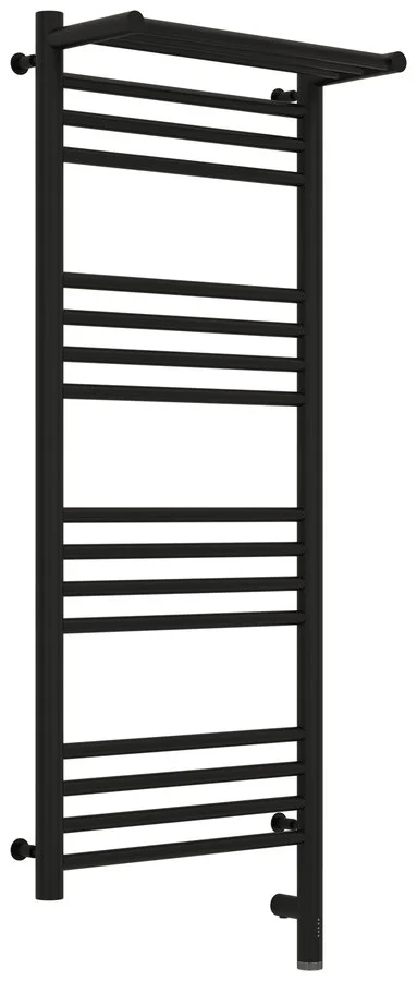 Полотенцесушитель электрический Сунержа Богема 3.0 40х100 см левый, черный матовый, электрические с наружной вилкой, электрические скрытого подключения, левое подключение - фото 5