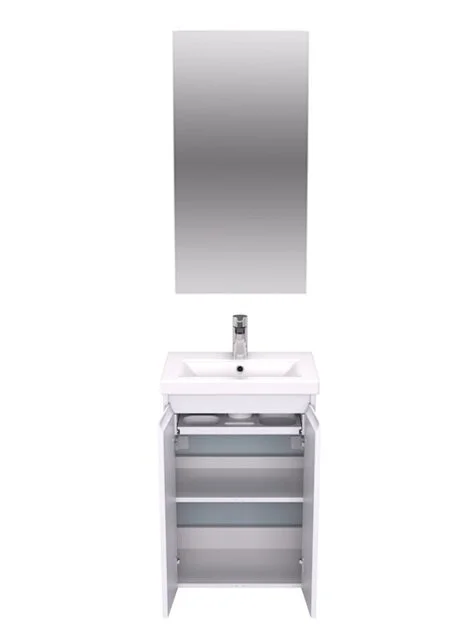 Тумба с раковиной напольная Velvex Klaufs tnKLA.50.2D-61 50 см с распашными дверцами, 50 см - фото 6