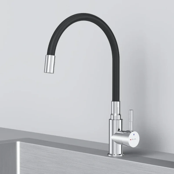 Смеситель для кухни Am.Pm X-Joy S хром/черный, с 1 монтажным отверстием - фото 9