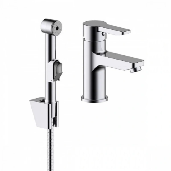Смеситель с гигиеническим душем IDDIS Sena хром - фото 1
