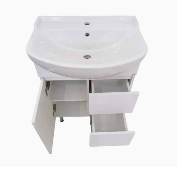 Тумба под раковину напольная Misty Амур 60 см с 2 ящиками - фото 4