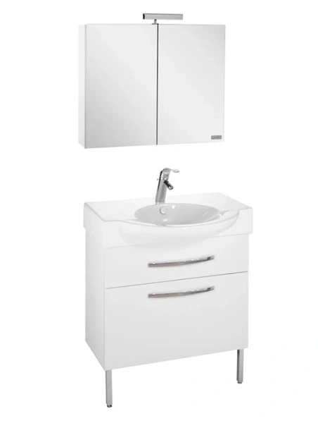 Тумба под раковину Jacob Delafon Presqu'ile 77х33х59.3 см белая, современная, hi-tech - фото 3