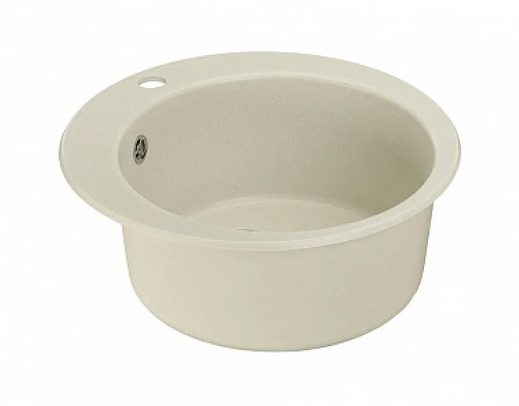 Мойка для кухни Акватон Иверия 48 см жемчуг, округлой формы - фото 4