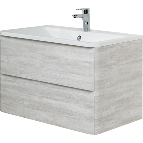 Тумба под раковину подвесная BelBagno Albano 80 см rovere vintage bianco - фото 8